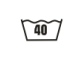 Symbol praní na 40