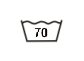 Symbol praní na 70