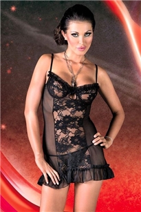 Erotická košilka Lulu black