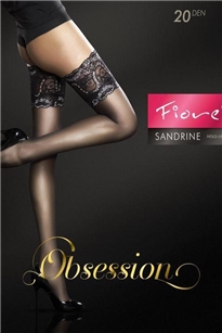 Samodržící punčochy Sandrine sand