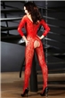 Bodystocking Abra red