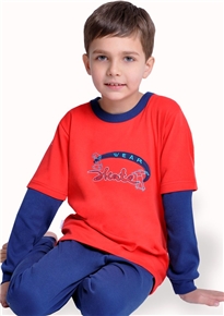 Dětské pyžamo s nápisem Skate wear