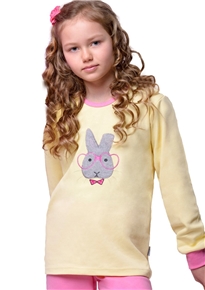 Dětské pyžamo s obrázkem králíka