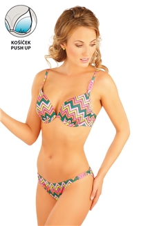 Plavková podprsenka s košíčky push-up Litex