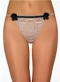 Dámská tanga V-6258 Nougat